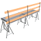 Guard-railing post | made of  48 mm tube | Railing post | galvanized